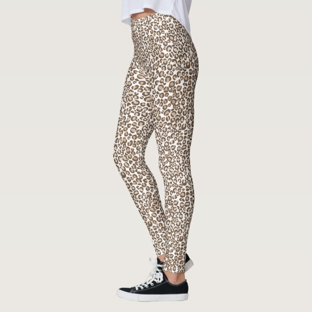 Brown Leopard Print Leggings (Left)