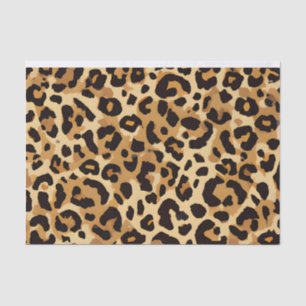 Brown Leopard Print Tissue Paper