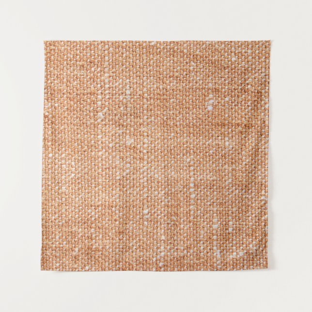 Brown Linen Canvas Texture Background Tapestry (Front)