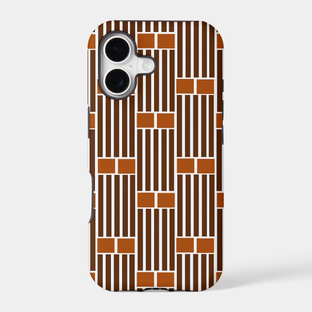 Brown Lines and Boxes  (Back)