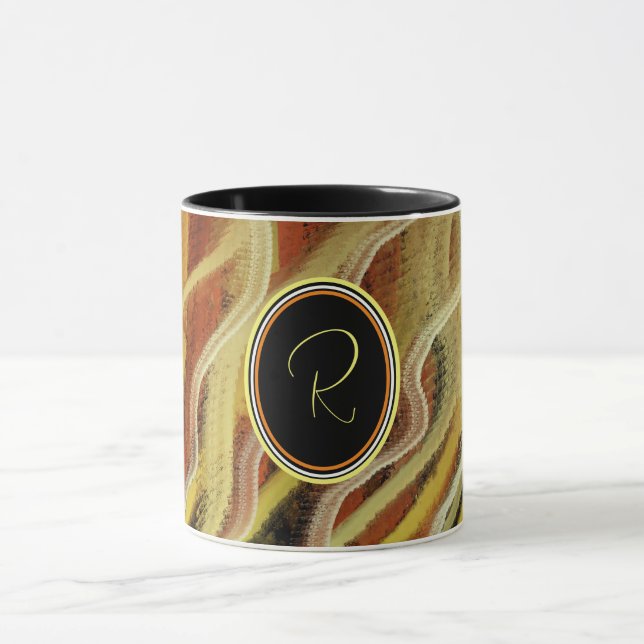 Brown lines mug (Center)