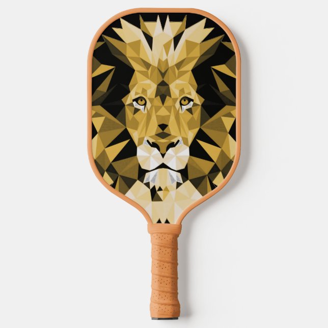 Brown Lion Pickleball Paddle (Front)