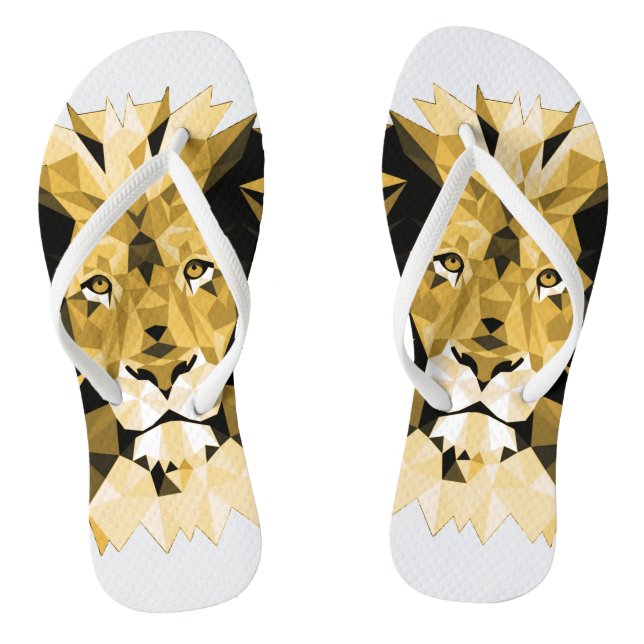 Brown Lion Thongs (Footbed)