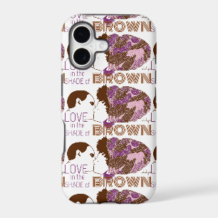 BROWN LOVE in PURPLE & PINK