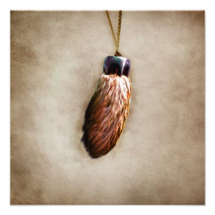 Brown Lucky Rabbit's Foot Photo Print