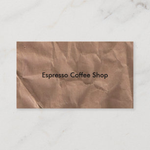 Brown Marbled Business Card