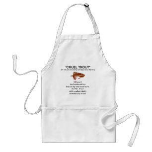 "Brown Matuka-Cruel Trout" Apron