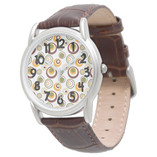 Brown MCM Jawbreakers  Watch (Angled)
