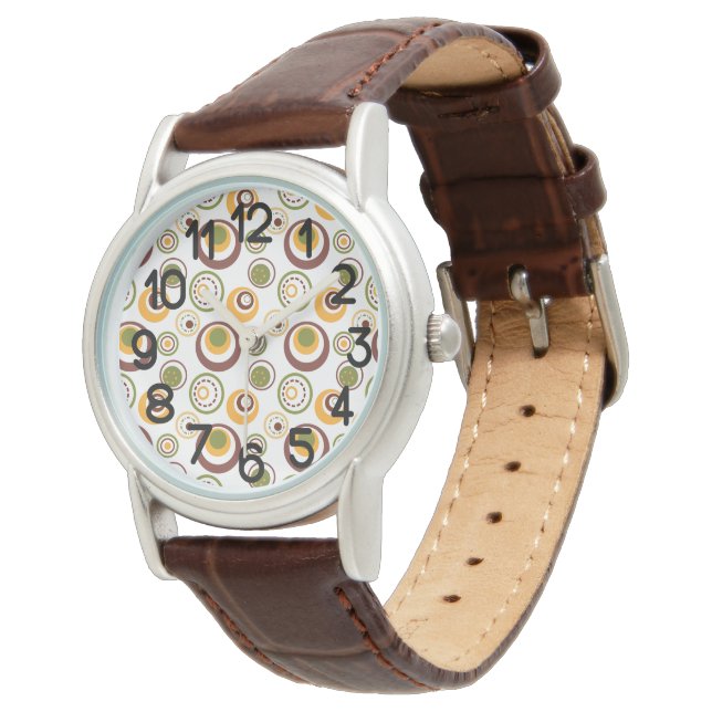 Brown MCM Jawbreakers  Watch (Angled)