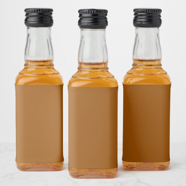 Brown Mini Liquor Label (Bottles)