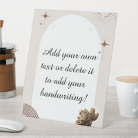 Brown Minimalist Boho Notes Customisable