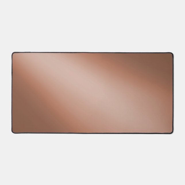 Brown  moonlight ombre   desk mat (Front)
