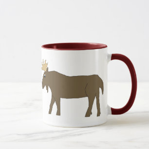 Brown Moose mug