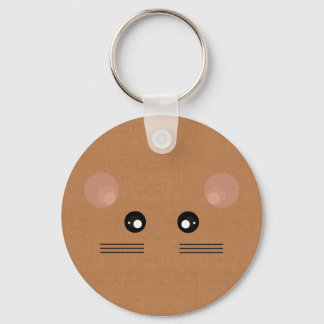 Brown Mouse Keychain