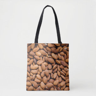 Brown nuts tote bag