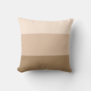 Brown Ombre Striped Cushion