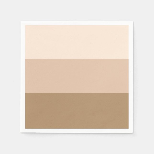 Brown Ombre Striped Napkin (Front)