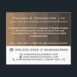 Brown Ombre Stripes, Painter & Decorator Flyer<br><div class="desc">Brown Ombre Stripes,  Painter & Decorator Advertising Flyer by The Business Card Store.</div>
