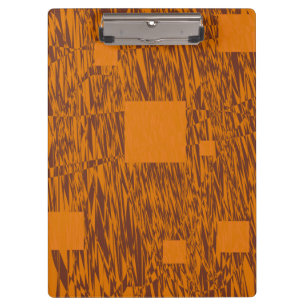 Brown orange alert float abstract squares mesh clipboard