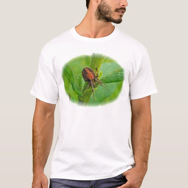 Brown Orange Araneus T-Shirt (Front)