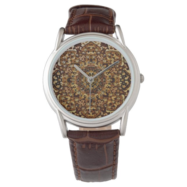 Brown Oriental Rug Watch (Front)
