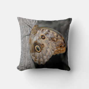 Brown Owl Butterfly Nature Cushion