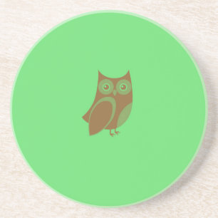 Brown Owl Coaster