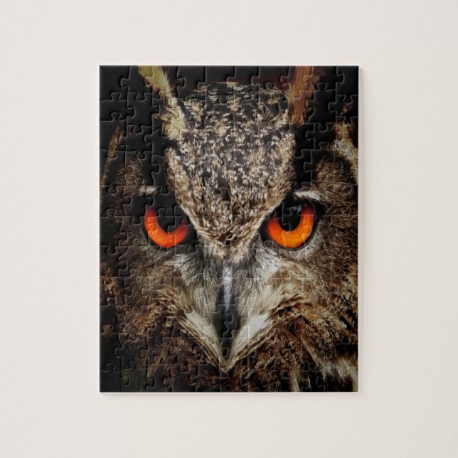 Brown Owl Jigsaw Puzzle (Vertical)