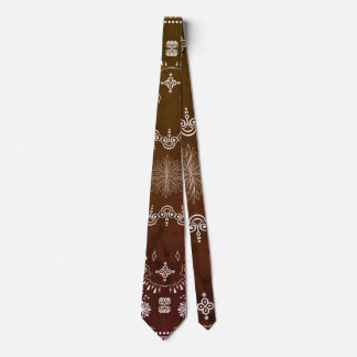 Brown Paisley Tie