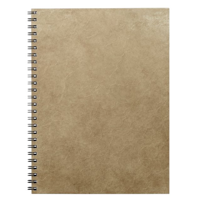Brown Paper Bag Like Texutre Notebook (Front)