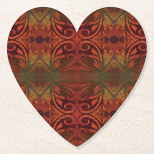 brown paper coaster
