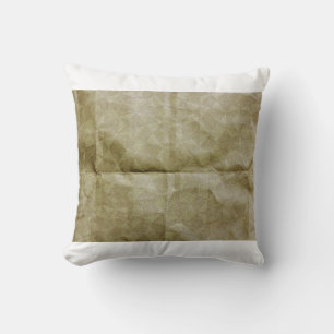 Brown paper wrinkle. Crease the paper. Background Cushion