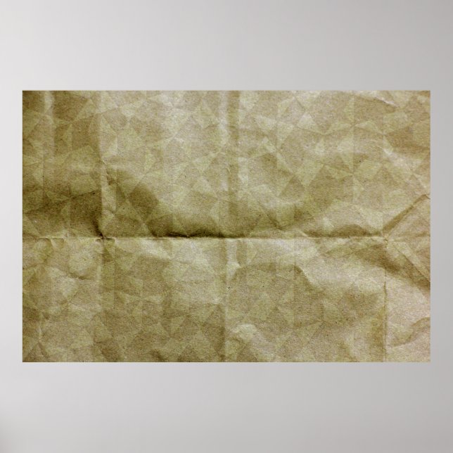 Brown paper wrinkle. Crease the paper. Background  Poster (Front)