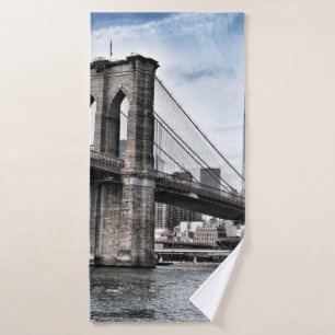 BROWN PARTHENON IN WORM'S VIEW PHOTOGRAPHY BATH TOWEL