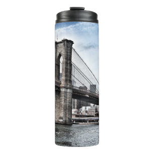 BROWN PARTHENON IN WORM'S VIEW PHOTOGRAPHY THERMAL TUMBLER
