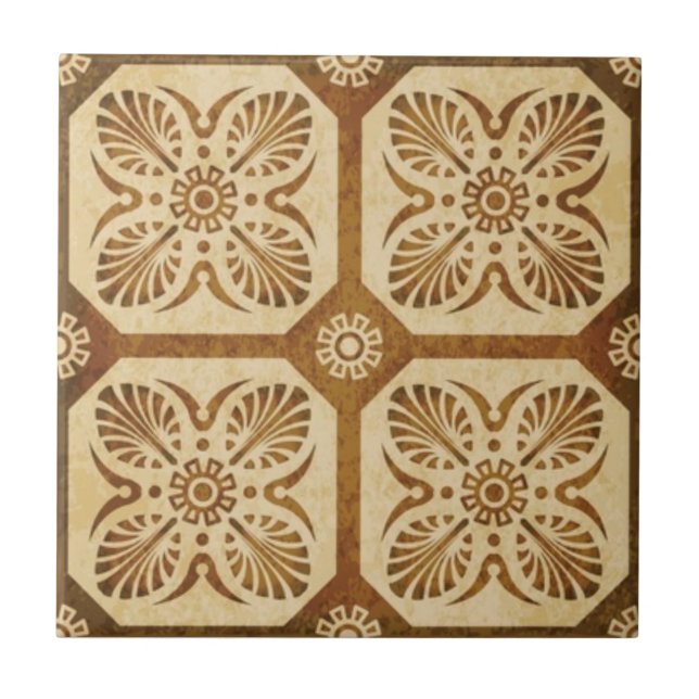 brown pattern for ceramic tile (Front)