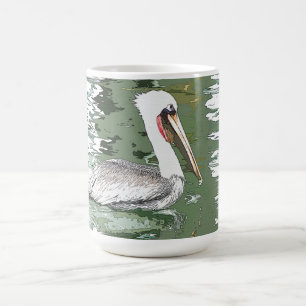 Brown Pelican Bird Animal Wildlife Sea Mug