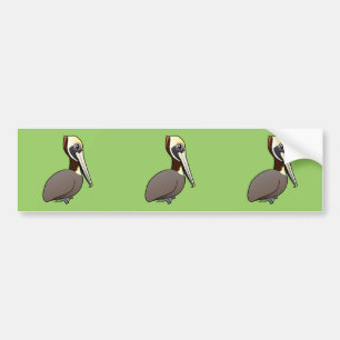 Brown Pelican Bumper Sticker