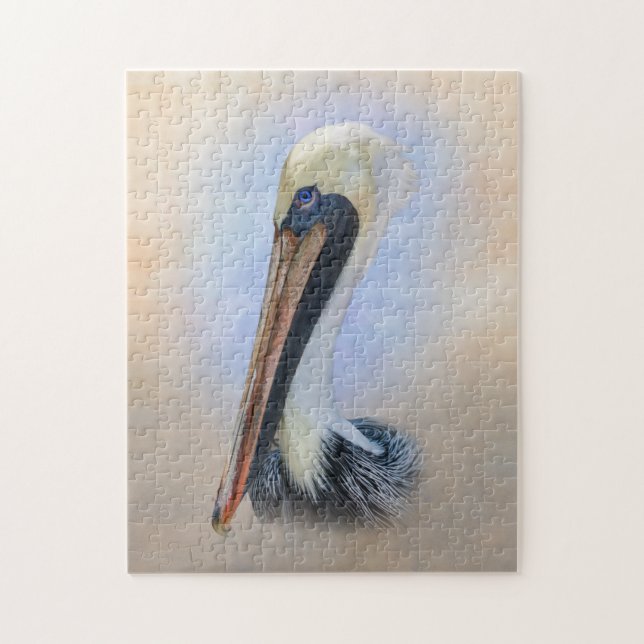 Brown Pelican Jigsaw Puzzle (Vertical)