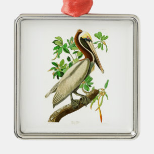 Brown Pelican John James Audubon Birds of America Metal Ornament