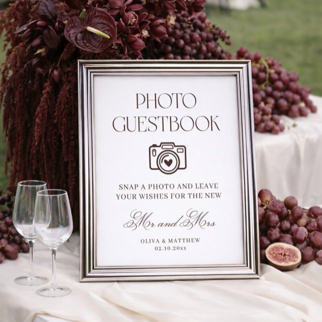 Brown Photo Guest Book Wedding (Creator Uploaded)