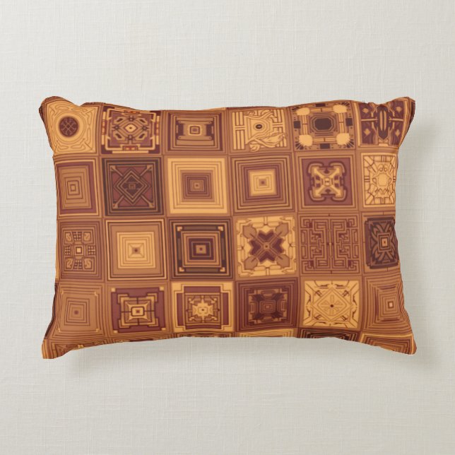 Brown pillow cushion (Front)
