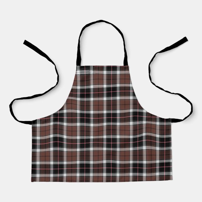 Brown Plaid Apron (Front)