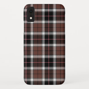 Brown Plaid iPhone XR Case