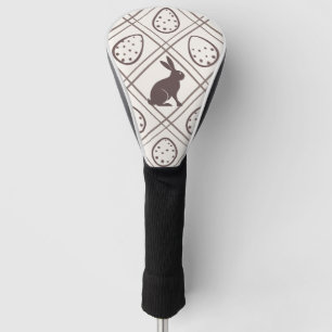 Brown Plaid Easter   Golf Head Cover