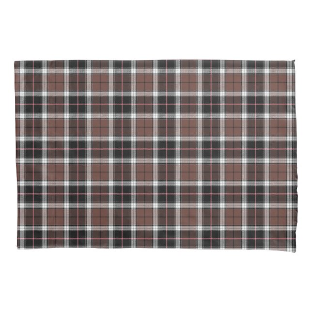 Brown Plaid Pillowcase (Front)