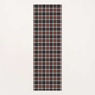 Brown Plaid Yoga Mat