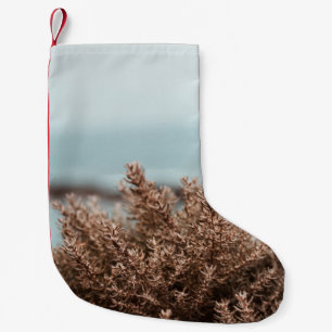 BROWN PLANT IN CLOSE UP PHOTOGRAPHY SMALL CHRISTMAS STOCKING