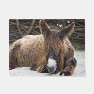 Brown Poitou Donkey Doormat