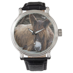 Brown Poitou Donkey Watch